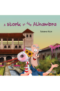 Una cigüeña en la Alhambra
